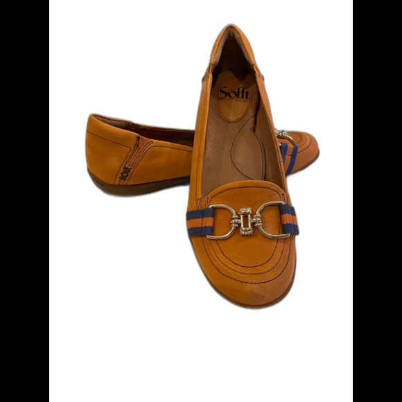 Womens Shoe Sofft  Leather Slip on Flats Size 6.5 M with Arch Support Casual - Picture 2 of 11
